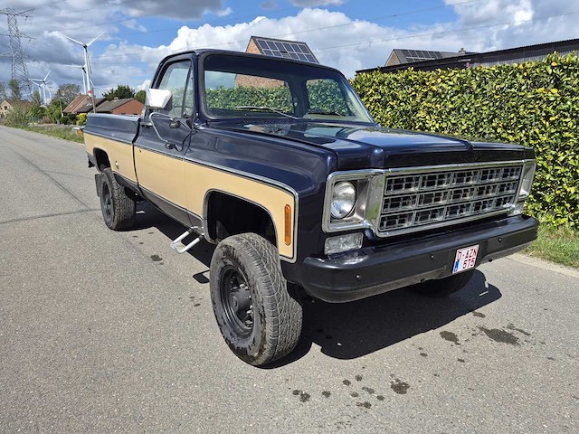 1978 chevrolet k20 pick-up v8 5.7 - body-off gerestaureerd - belgische inschrijving - afbeelding 36 van  40