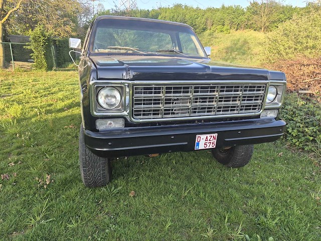 1978 chevrolet k20 pick-up v8 5.7 - body-off gerestaureerd - belgische inschrijving - afbeelding 38 van  40