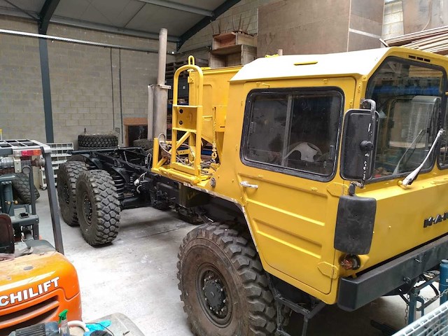 1978 man kat 7tmil 6x6 vrachtwagen - afbeelding 20 van  21