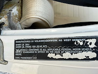 1978 volkswagen cabrio kever 1.6 injectie white edition karmann - afbeelding 29 van  42