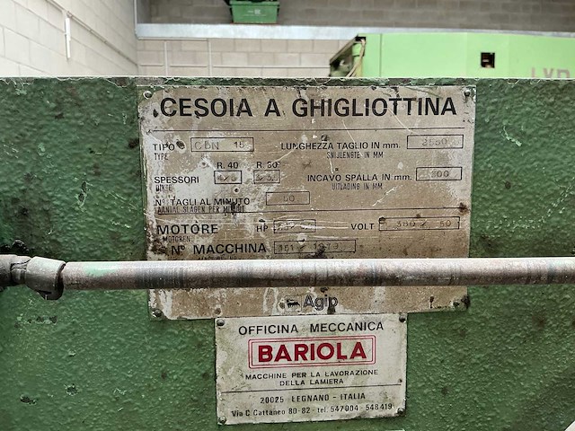 1979 bariola cbn15 knipmachine - afbeelding 2 van  10