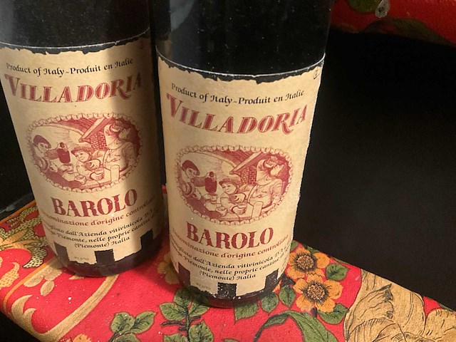 1979 barolo villadoria rode wijn (2x) - afbeelding 2 van  4