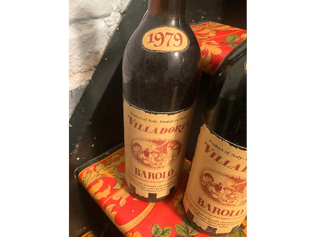 1979 barolo villadoria rode wijn (2x) - afbeelding 3 van  4