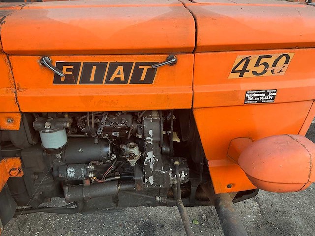 1979 fiat 450 oldtimer tractor - afbeelding 8 van  24