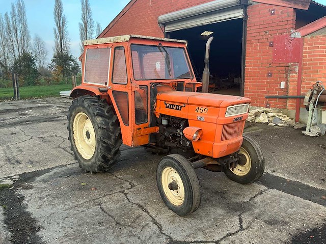 1979 fiat 450 oldtimer tractor - afbeelding 12 van  24