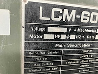 1979 leten lcm-600 verticale bandzaagmachine - afbeelding 7 van  9