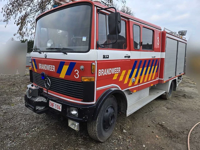 1979 mercedes-benz 913 brandweerwagen - functioneel - afbeelding 1 van  20