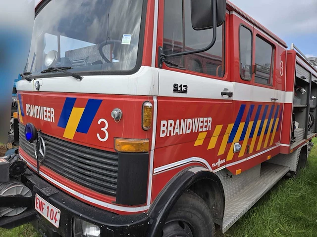 1979 mercedes-benz 913 brandweerwagen - functioneel - afbeelding 12 van  20
