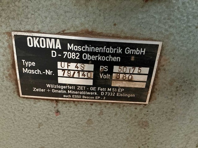 1979 okoma uf 4s profileermachine en pennenbank - afbeelding 10 van  22