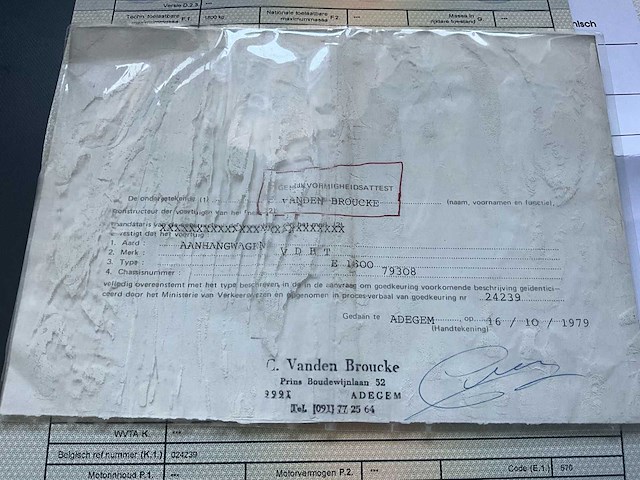 1979 vdbt e1800 - paardentrailer - afbeelding 23 van  33