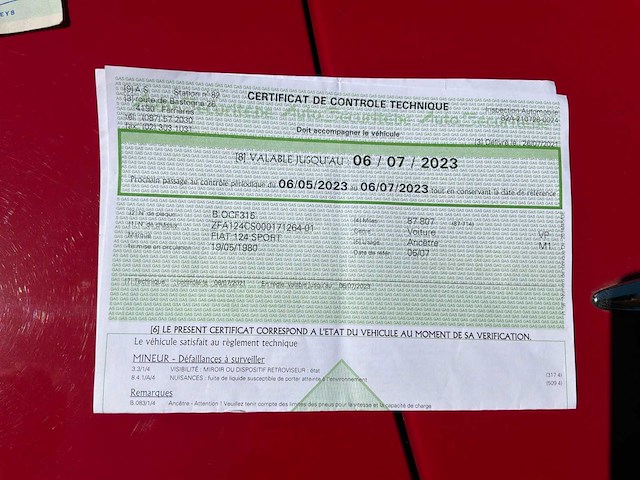 1980 fiat spider 124 cabriolet auto - afbeelding 32 van  42