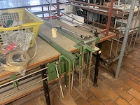 1980 hovy’s st-101 grote werktafel met elektrisch snijmes op geleider - afbeelding 3 van  10