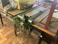 1980 hovy’s st-101 grote werktafel met elektrisch snijmes op geleider - afbeelding 4 van  10