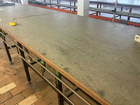 1980 hovy’s st-101 grote werktafel met elektrisch snijmes op geleider - afbeelding 10 van  10