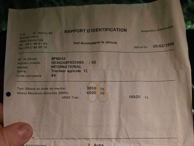 1980 international 845 + voorlader + accessoires - afbeelding 81 van  82