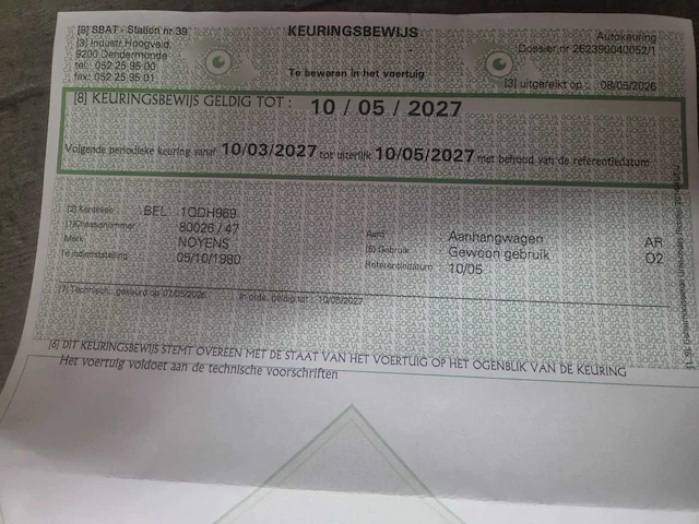 1980 noyens a2 1400 aanhangwagen - afbeelding 9 van  24