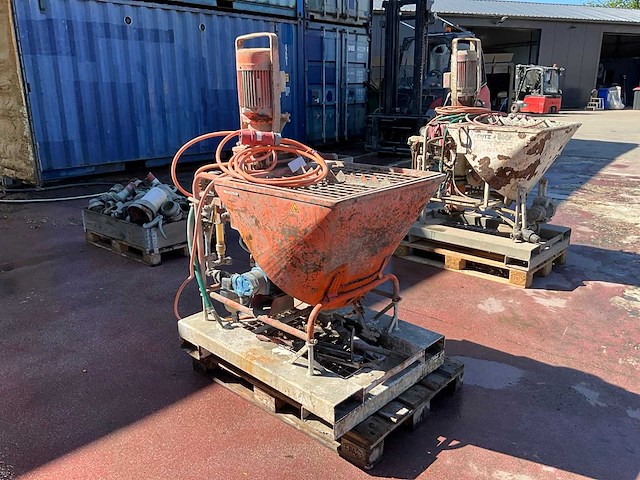 1980 pft g4 pleisterspuitmachine - afbeelding 7 van  12