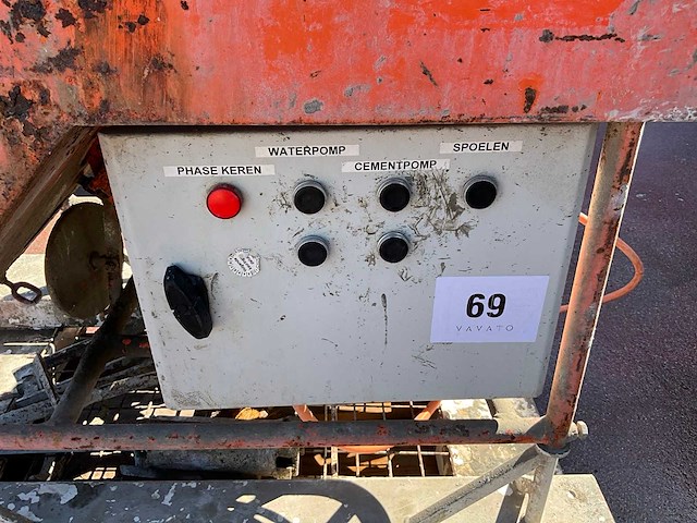 1980 pft g4 pleisterspuitmachine - afbeelding 10 van  12