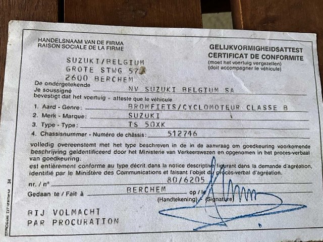 1980 suzuki er21 50cc enduro - afbeelding 7 van  7