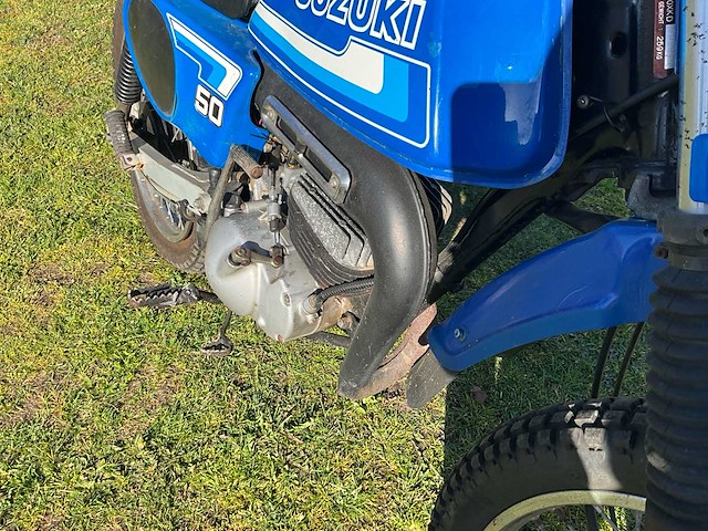 1980 suzuki er50 motorfiets - afbeelding 11 van  21