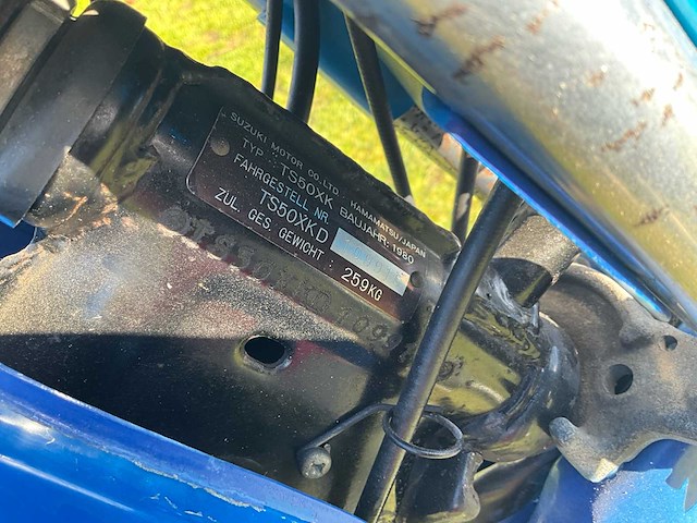 1980 suzuki er50 motorfiets - afbeelding 12 van  21