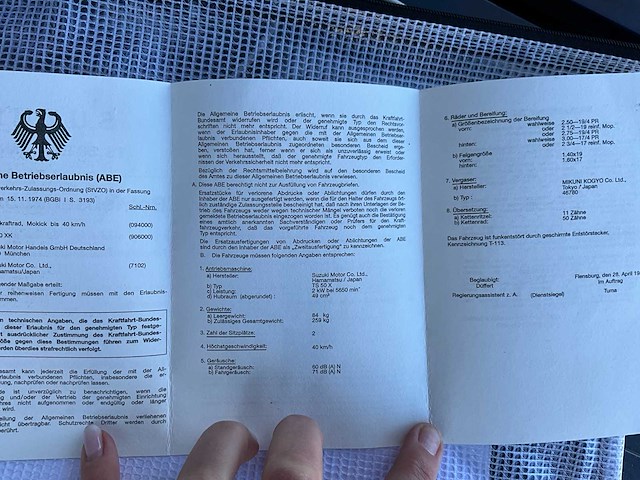 1980 suzuki er50 motorfiets - afbeelding 15 van  21