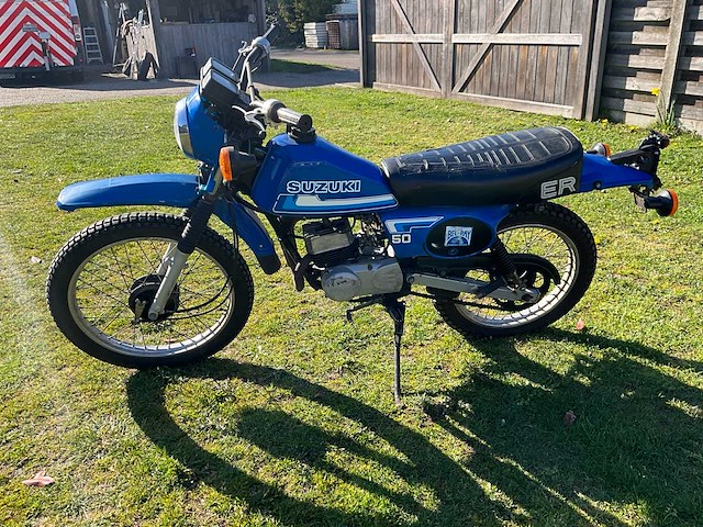 1980 suzuki er50 motorfiets - afbeelding 6 van  21