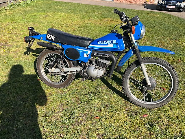 1980 suzuki er50 motorfiets - afbeelding 18 van  21