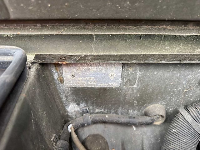 1980 volkswagen iltis - origineel militair 4x4 voertuig – benzine – project/collectorsitem – zonder papieren - afbeelding 3 van  14