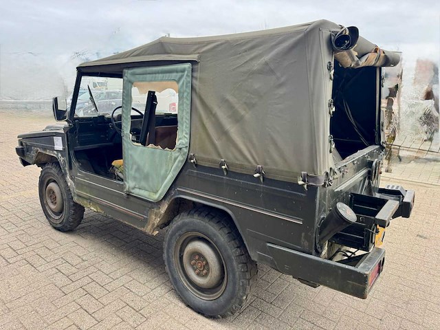 1980 volkswagen iltis - origineel militair 4x4 voertuig – benzine – project/collectorsitem – zonder papieren - afbeelding 7 van  14
