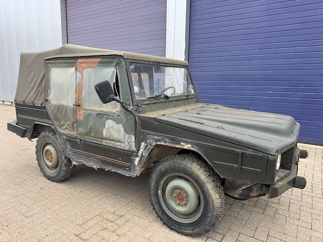 1980 volkswagen iltis - origineel militair 4x4 voertuig – benzine – project/collectorsitem – zonder papieren - afbeelding 8 van  14