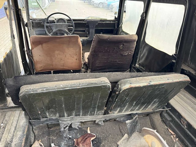1980 volkswagen iltis - origineel militair 4x4 voertuig – benzine – project/collectorsitem – zonder papieren - afbeelding 13 van  14