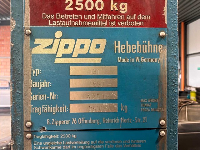 1980 zippo 1311 hefbrug - afbeelding 7 van  9