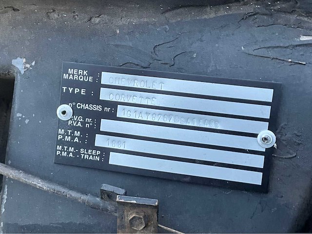 1981 chevrolet c3 - afbeelding 8 van  35