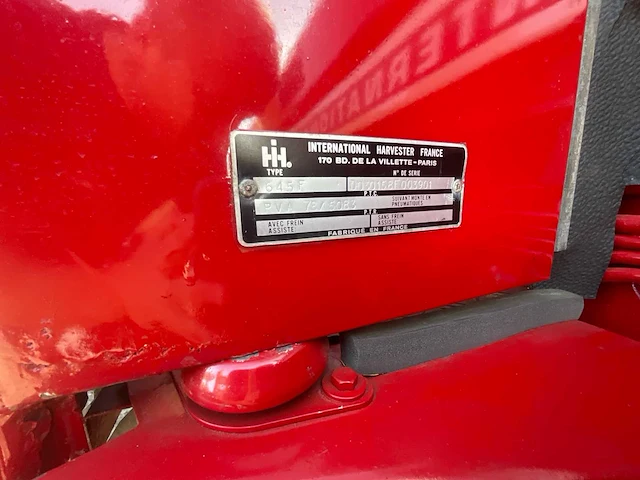 1981 harvester international 645 f 4wd landbouwtractor - afbeelding 4 van  25