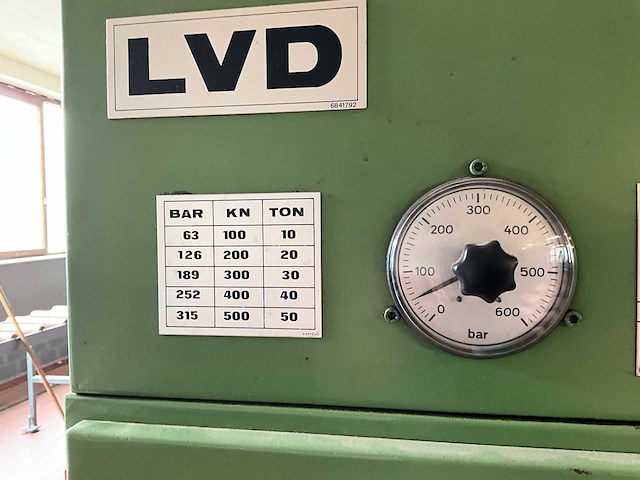1981 ldv ppc 50/20 hydraulische pers - afbeelding 3 van  13