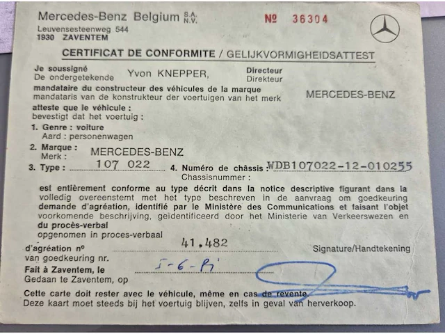 1981 mercedes benz slc 280 oldtimer - 122.000km - afbeelding 25 van  37