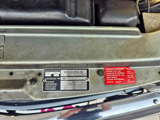 1981 mercedes benz slc 280 oldtimer - 122.000km - afbeelding 7 van  22