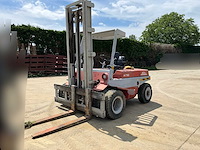 1982 linde h70d industriële vorkheftruck - 7 ton - diesel - functioneel - afbeelding 1 van  24