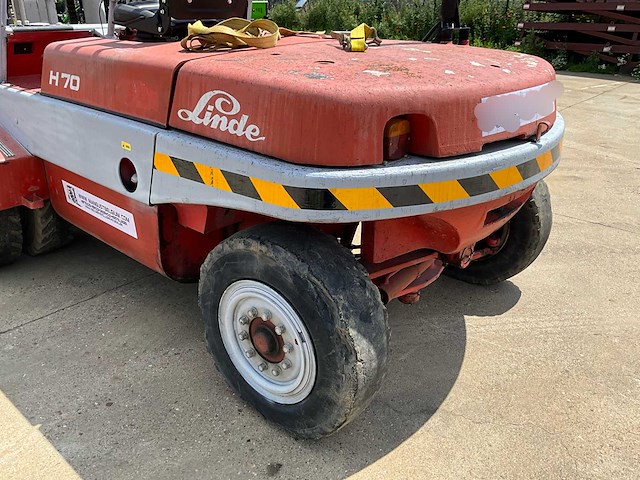 1982 linde h70d industriële vorkheftruck - 7 ton - diesel - functioneel - afbeelding 17 van  23