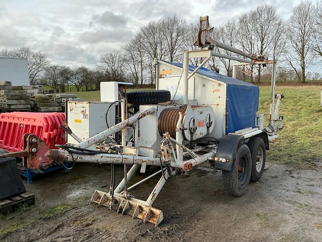 1982 michael zeck spw6 kabellier op aanhangwagen - afbeelding 1 van  31