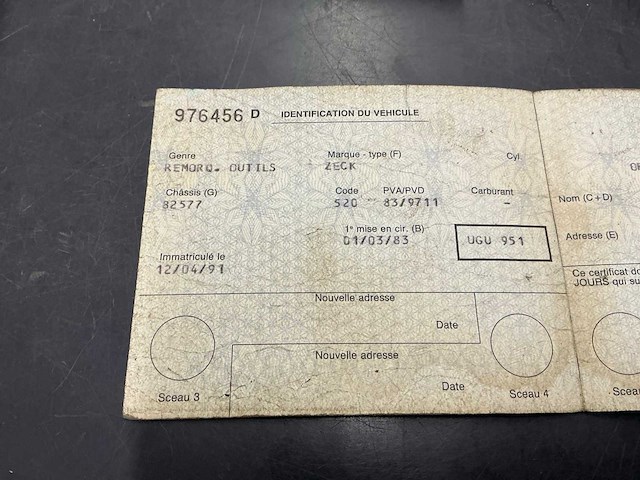 1982 michael zeck spw6 kabellier op aanhangwagen - afbeelding 25 van  31