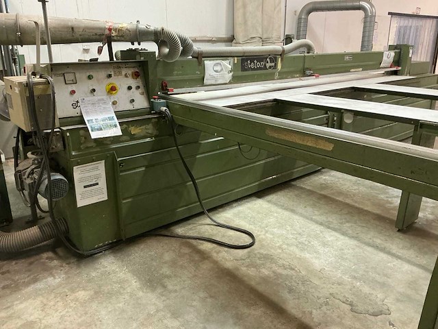 1982 steton s 110 b platen opdeelzaagmachine - afbeelding 18 van  23