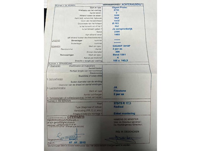 1983 baeten wo 9000 oplegger - afbeelding 24 van  30