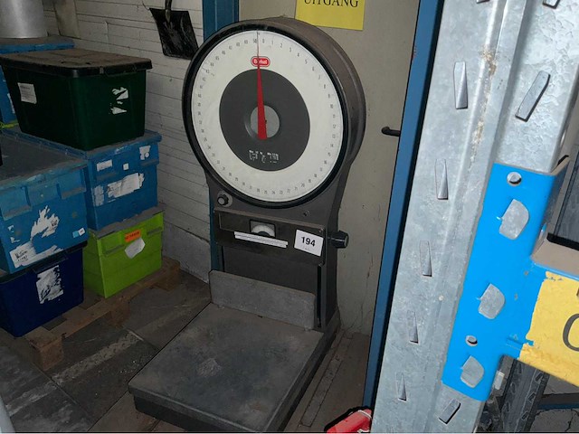 1983 berkel 75g klokweegschaal - afbeelding 1 van  9