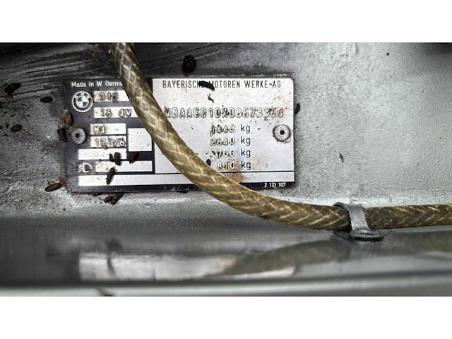 1983 bmw 316 oldtimer - afbeelding 18 van  39