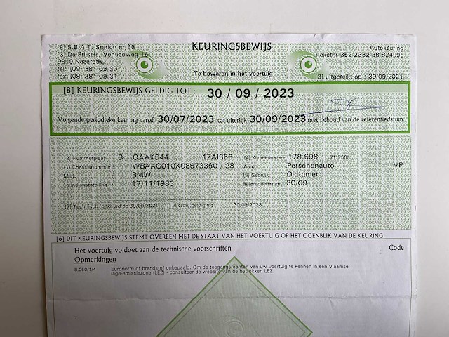 1983 bmw 316 oldtimer - afbeelding 32 van  39