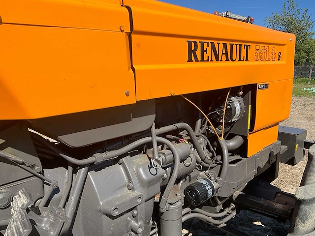 1983 renault r 551-4s 4wd landbouwtractor - afbeelding 16 van  53