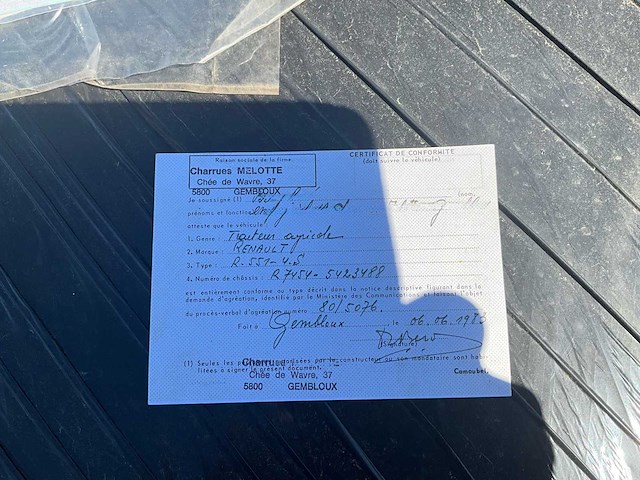 1983 renault r 551-4s 4wd landbouwtractor - afbeelding 25 van  30