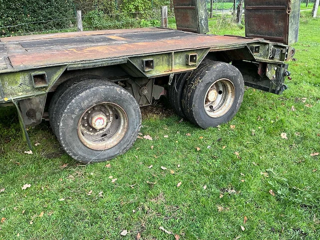 1983 robuste kaiser rse 20 3-assige dieplader / machinetransporter met oprijrampen - afbeelding 3 van  14